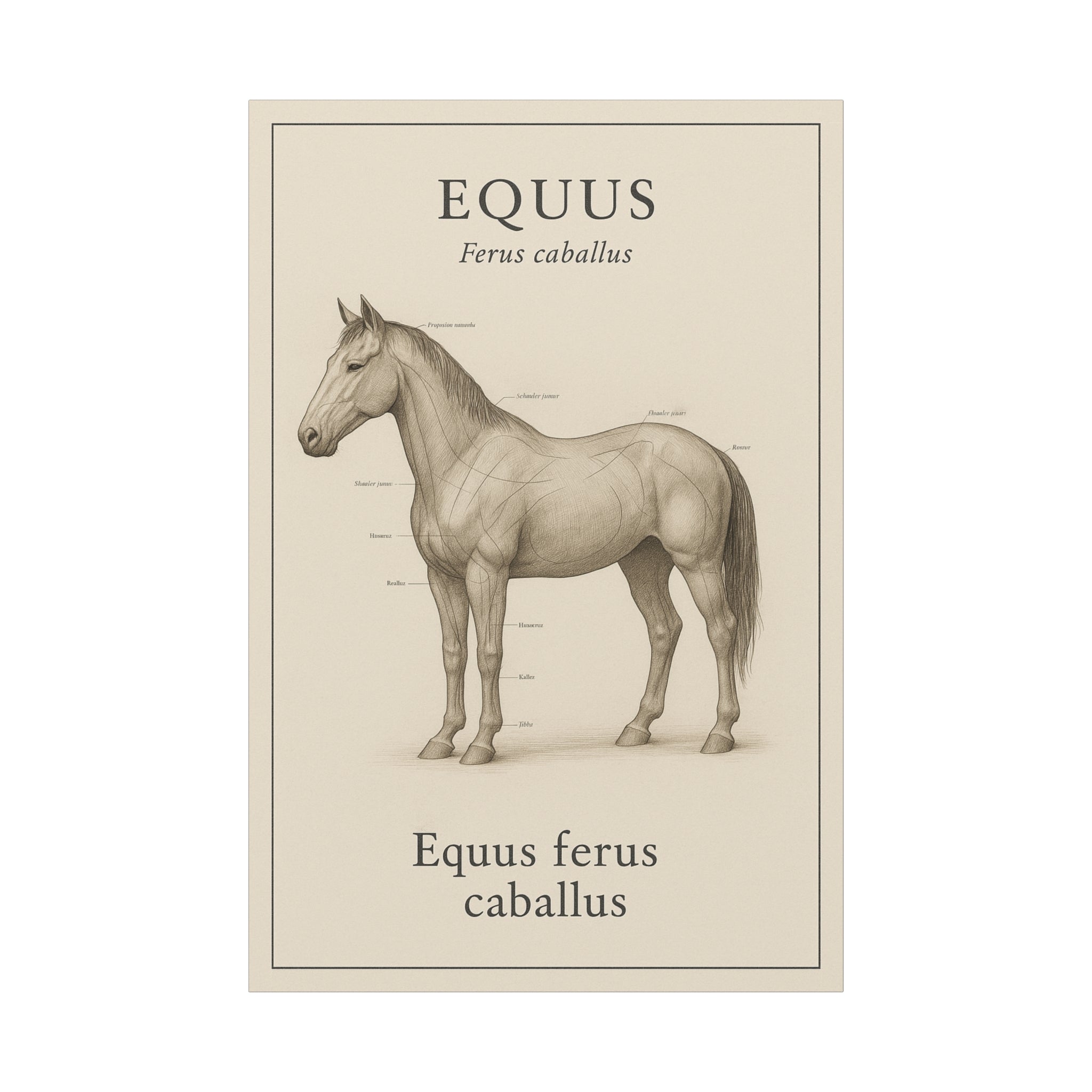 Equus Horse Anatomy