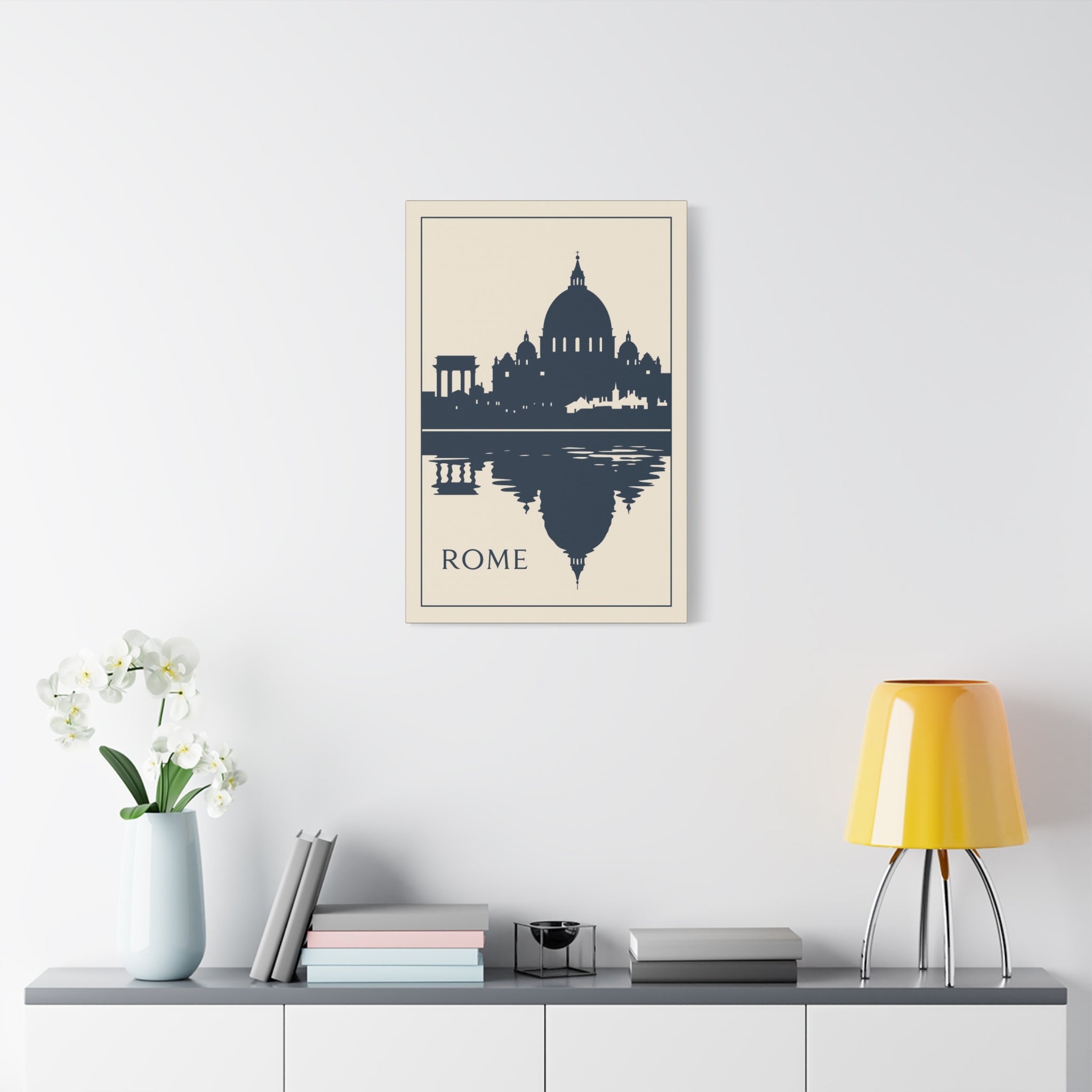 Rome Skyline Canvas
