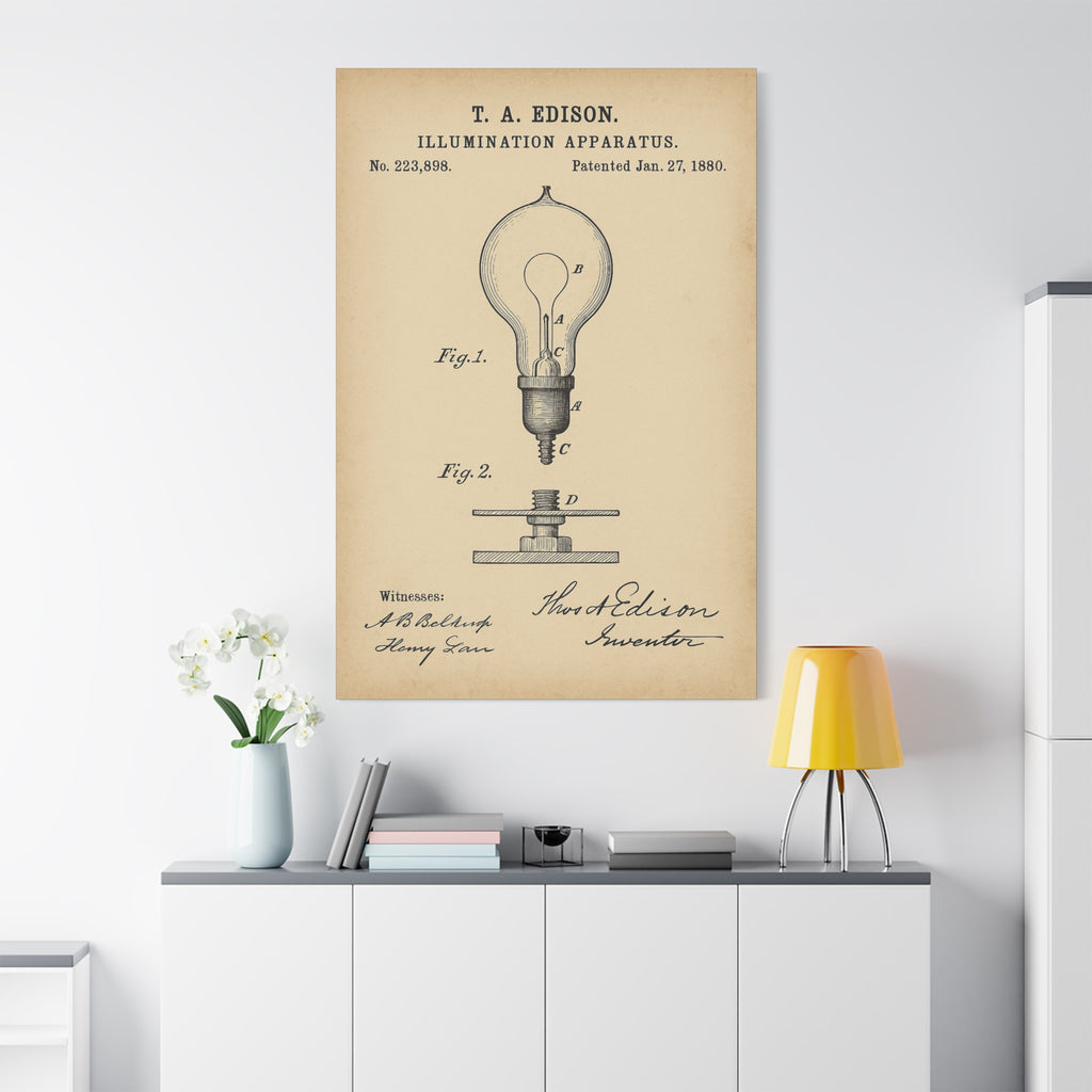 Edison Light Bulb Patent