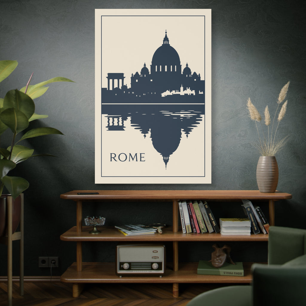 Rome Skyline Canvas