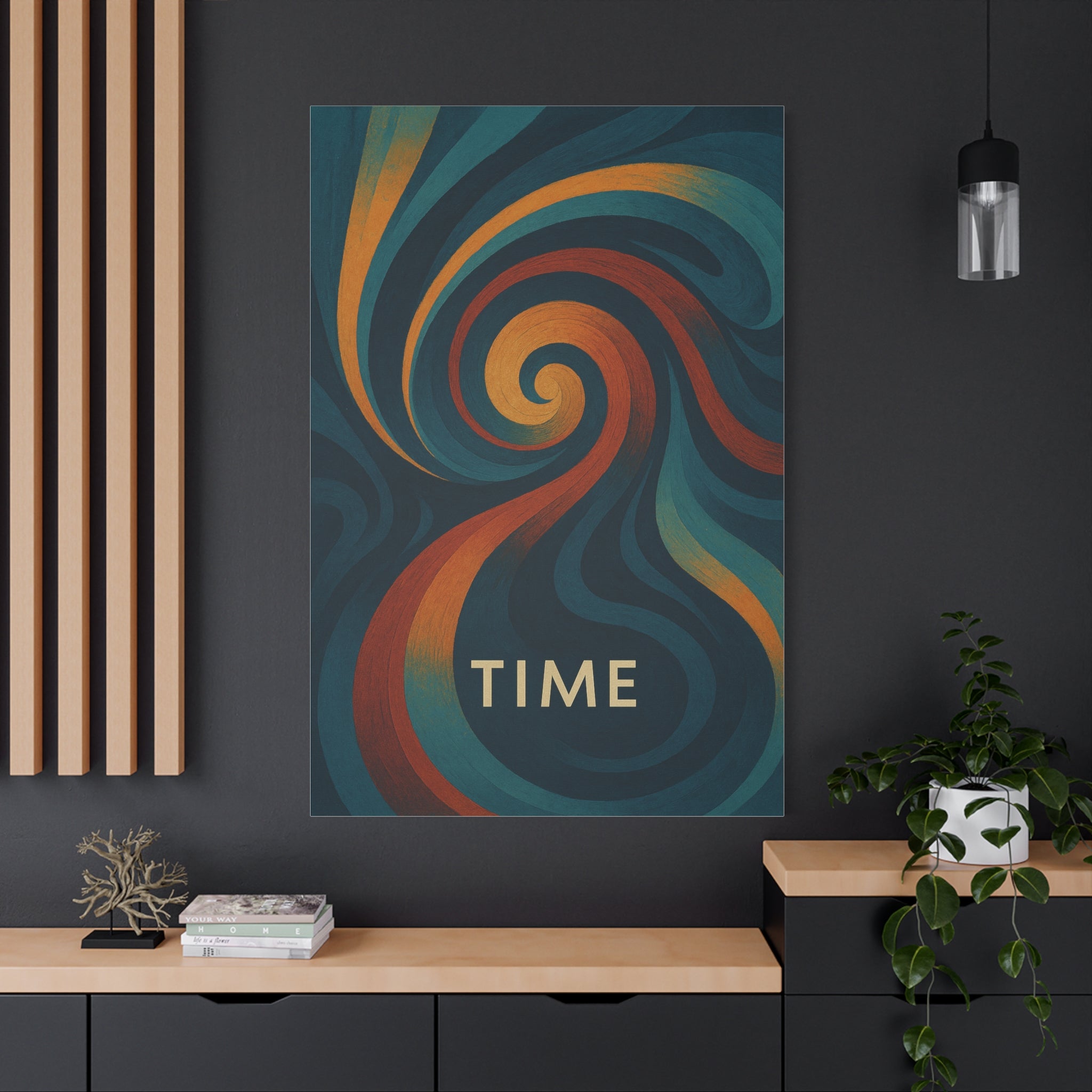 Abstract Swirl 'TIME'