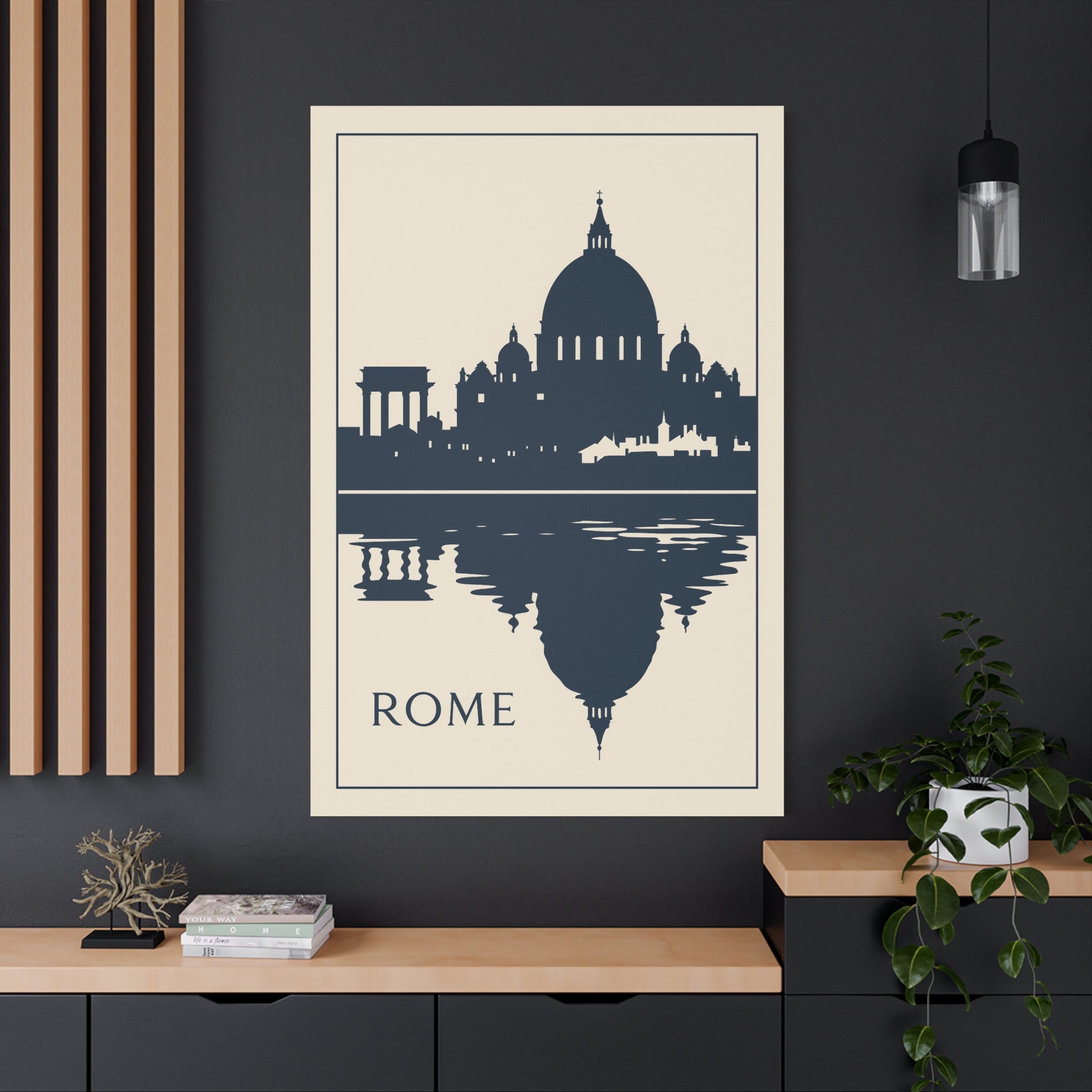 Rome Skyline Canvas