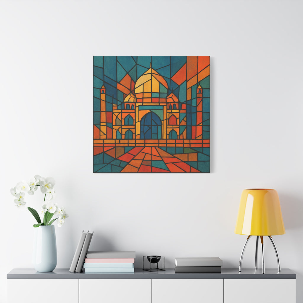 Taj Mahal Stained Glass