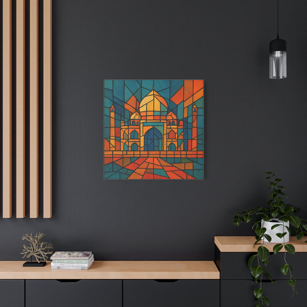 Taj Mahal Stained Glass