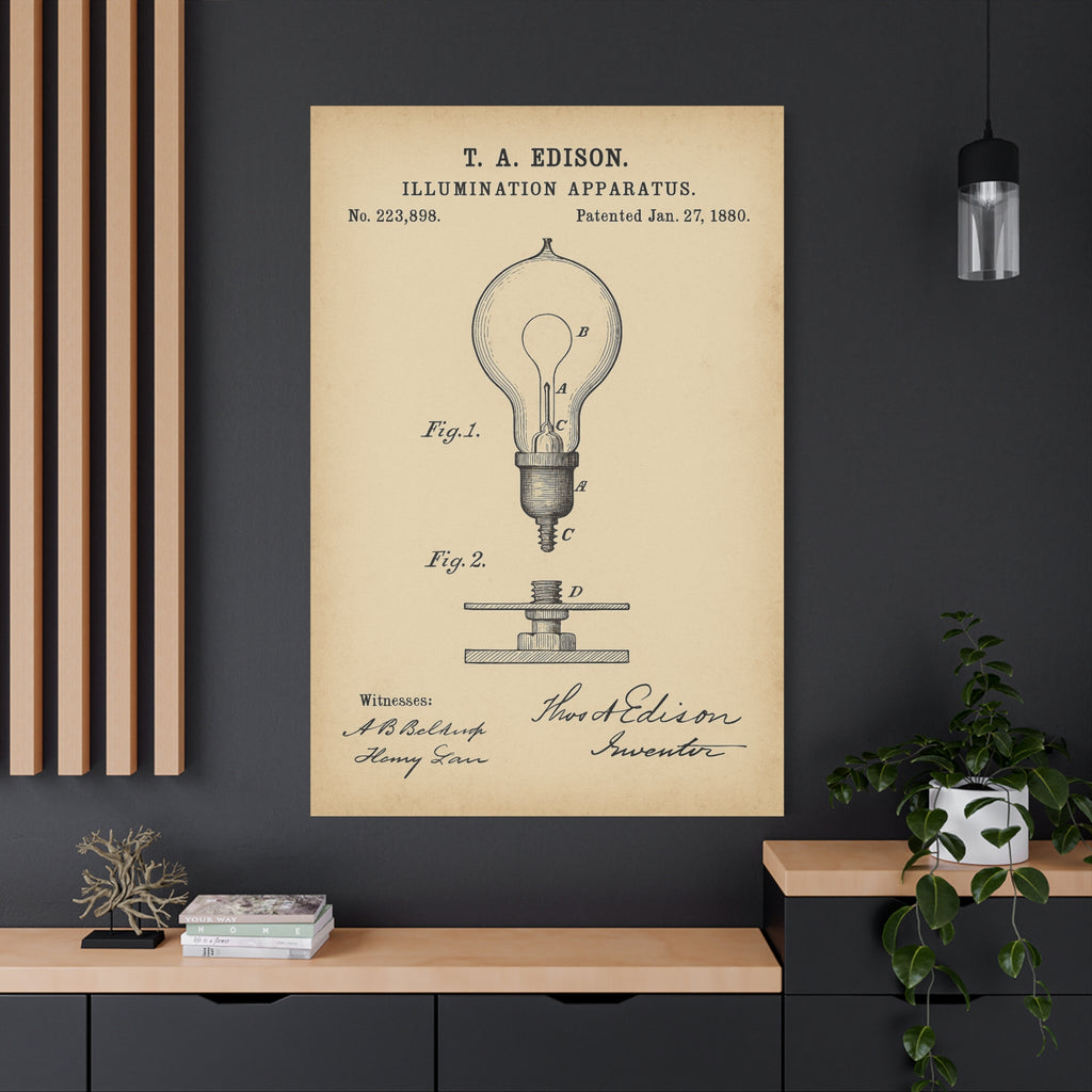 Edison Light Bulb Patent