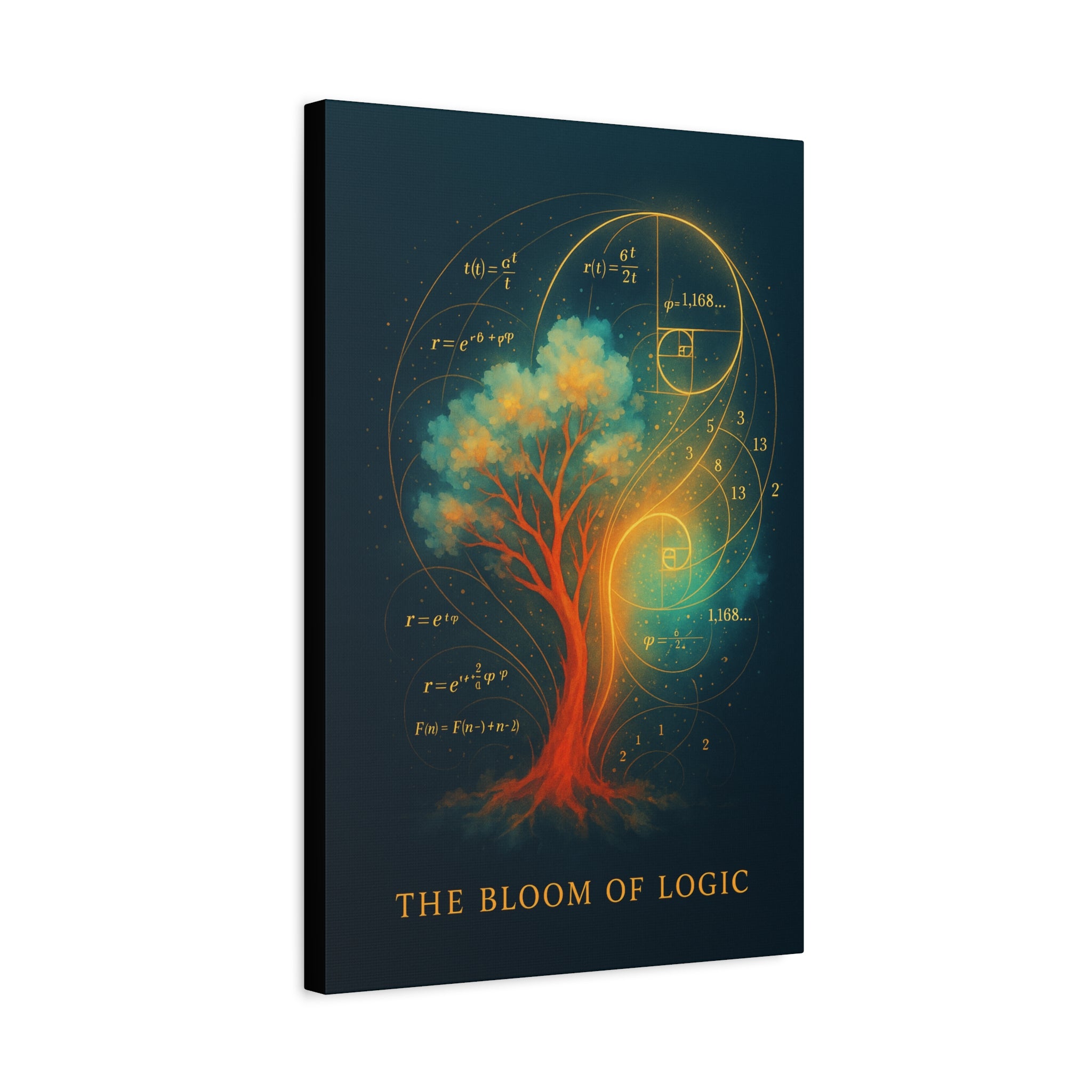 Fibonacci Tree Wall Art