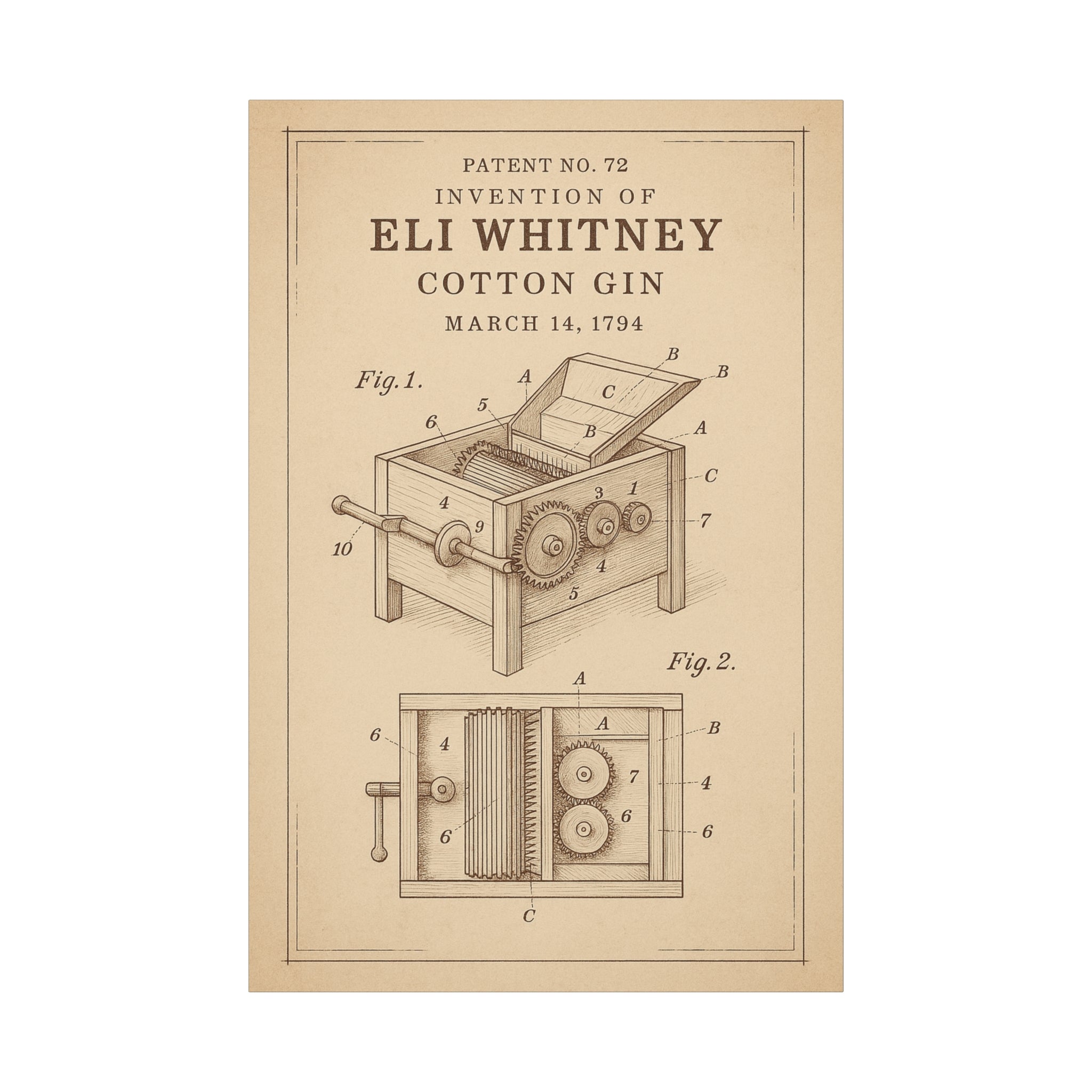 Eli Whitney Cotton Gin