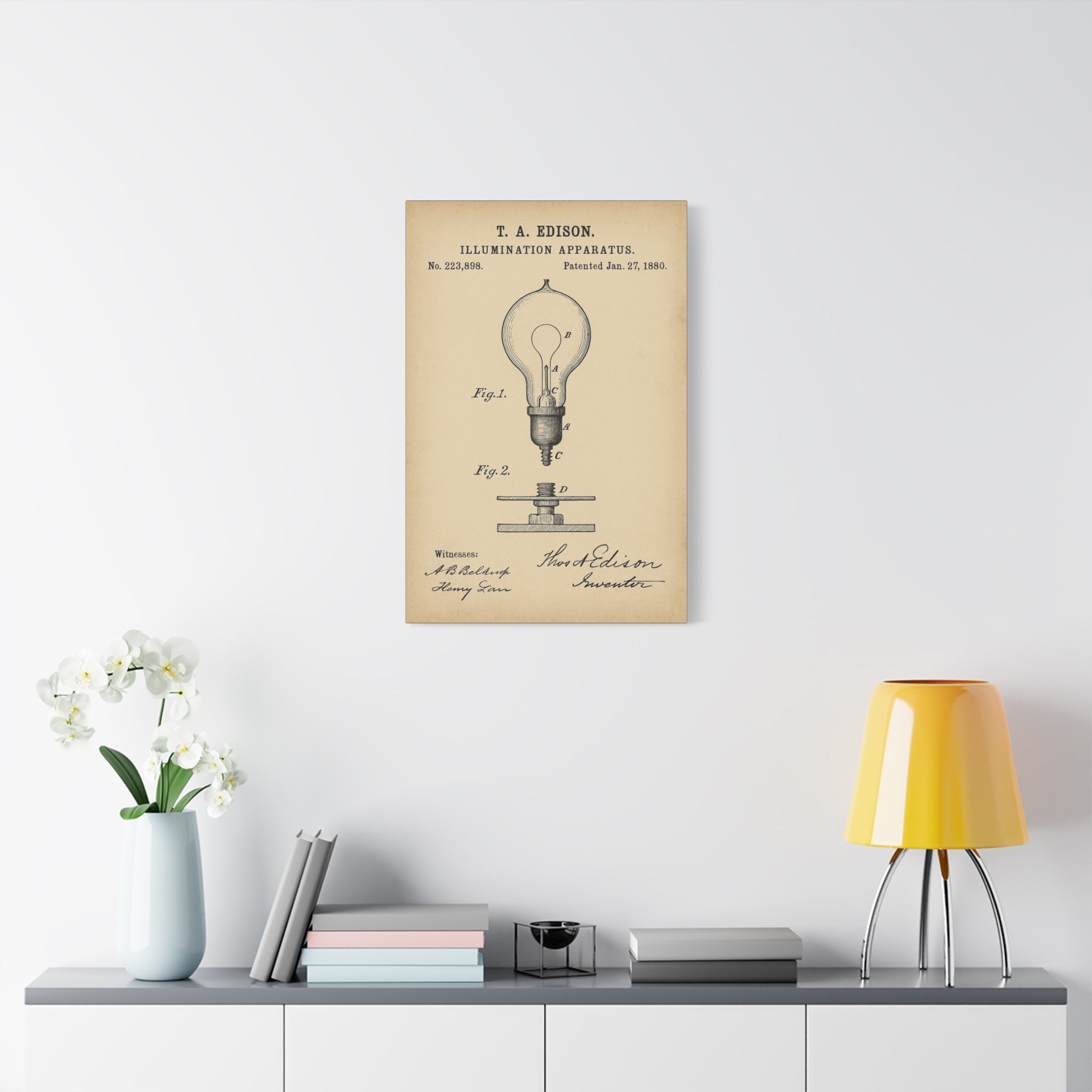 Edison Light Bulb Patent