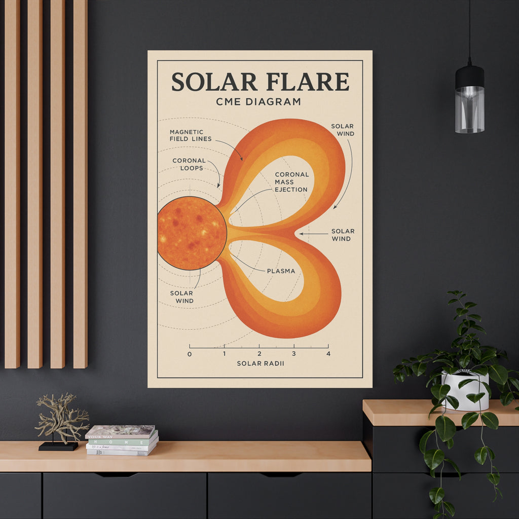 Solar Flare Diagram