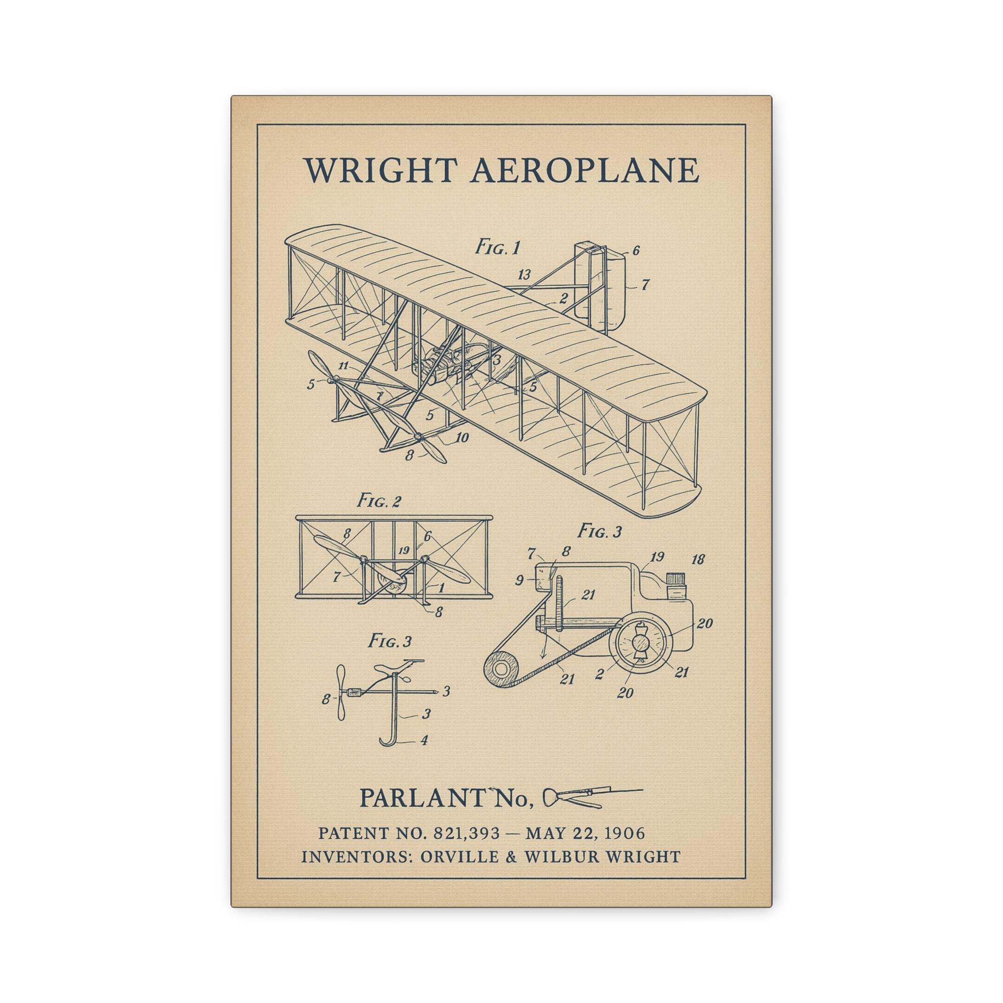 Wright Aeroplane Patent