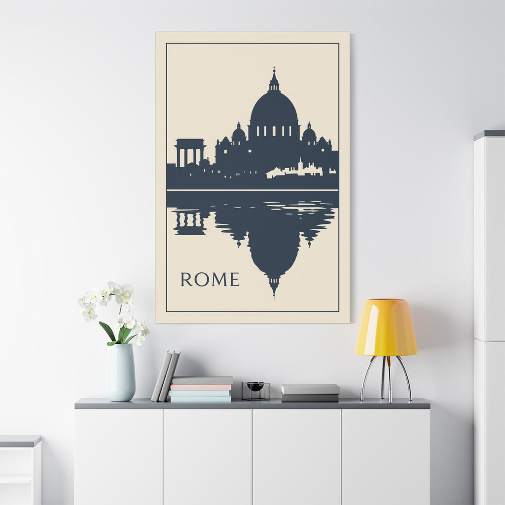 Rome Skyline Canvas
