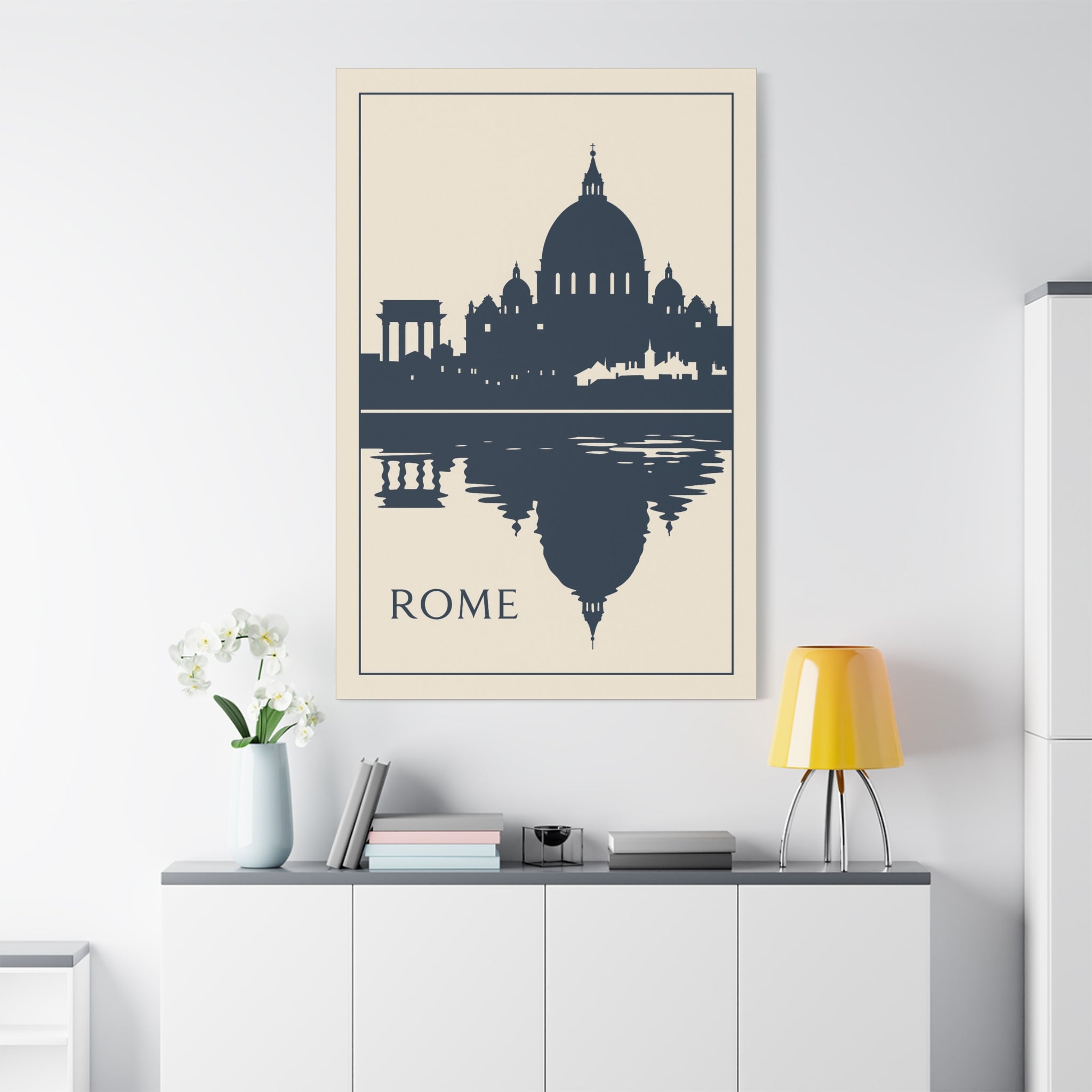 Rome Skyline Canvas