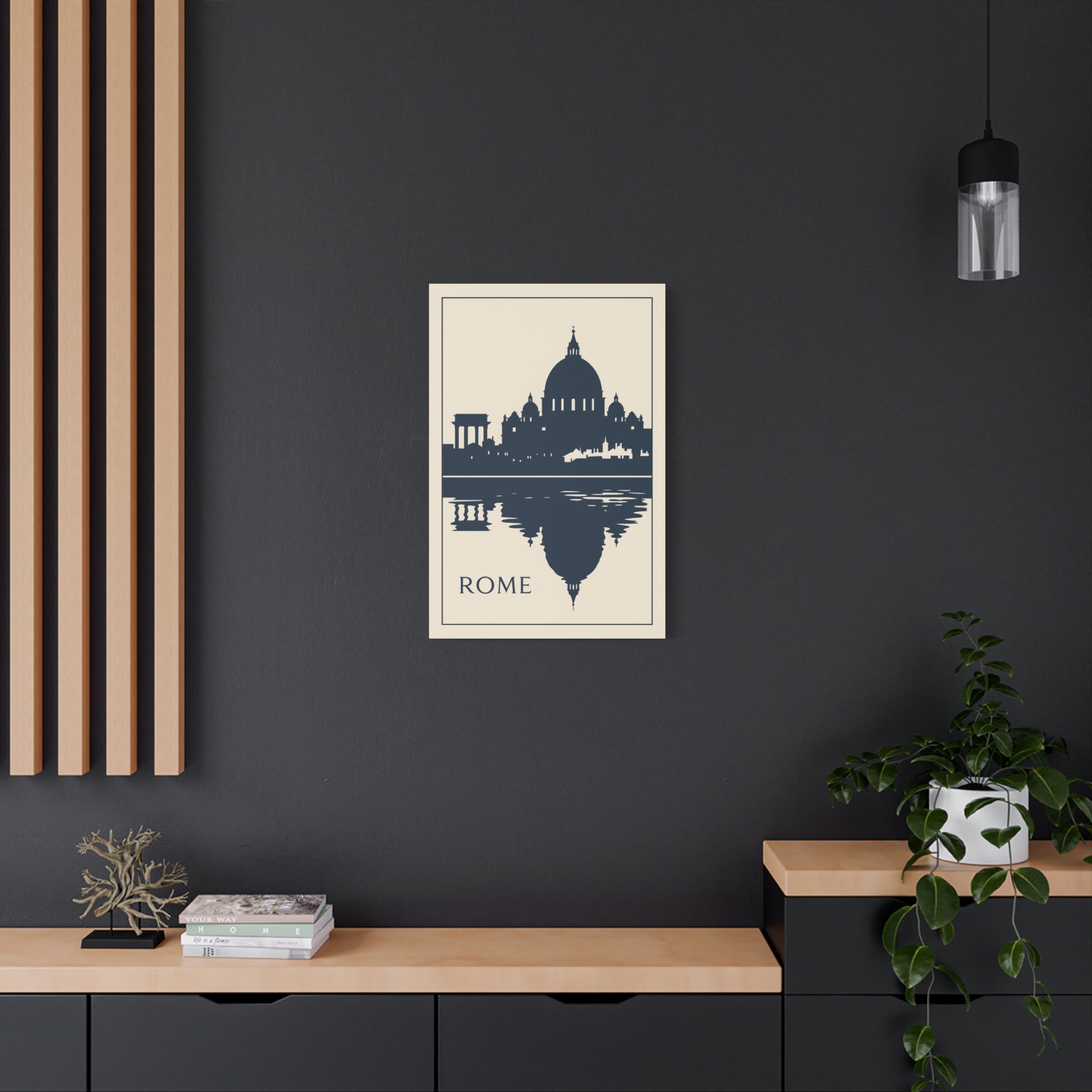 Rome Skyline Canvas