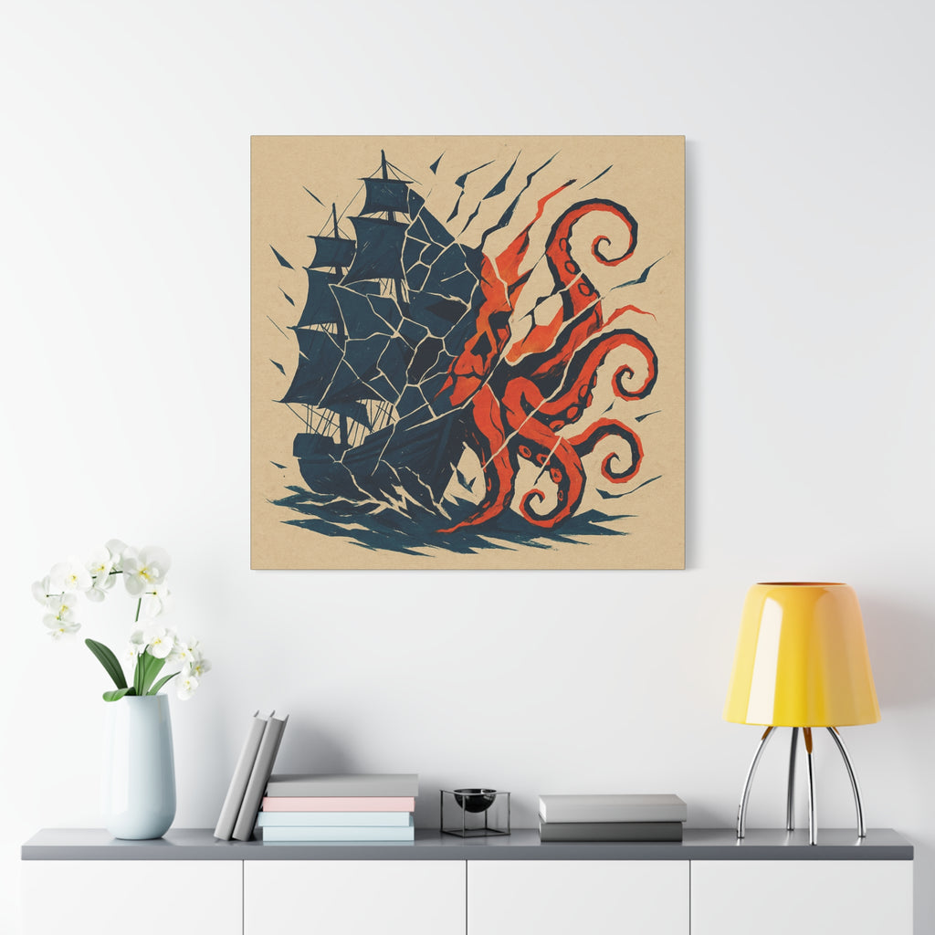 Ship vs. Giant Squid