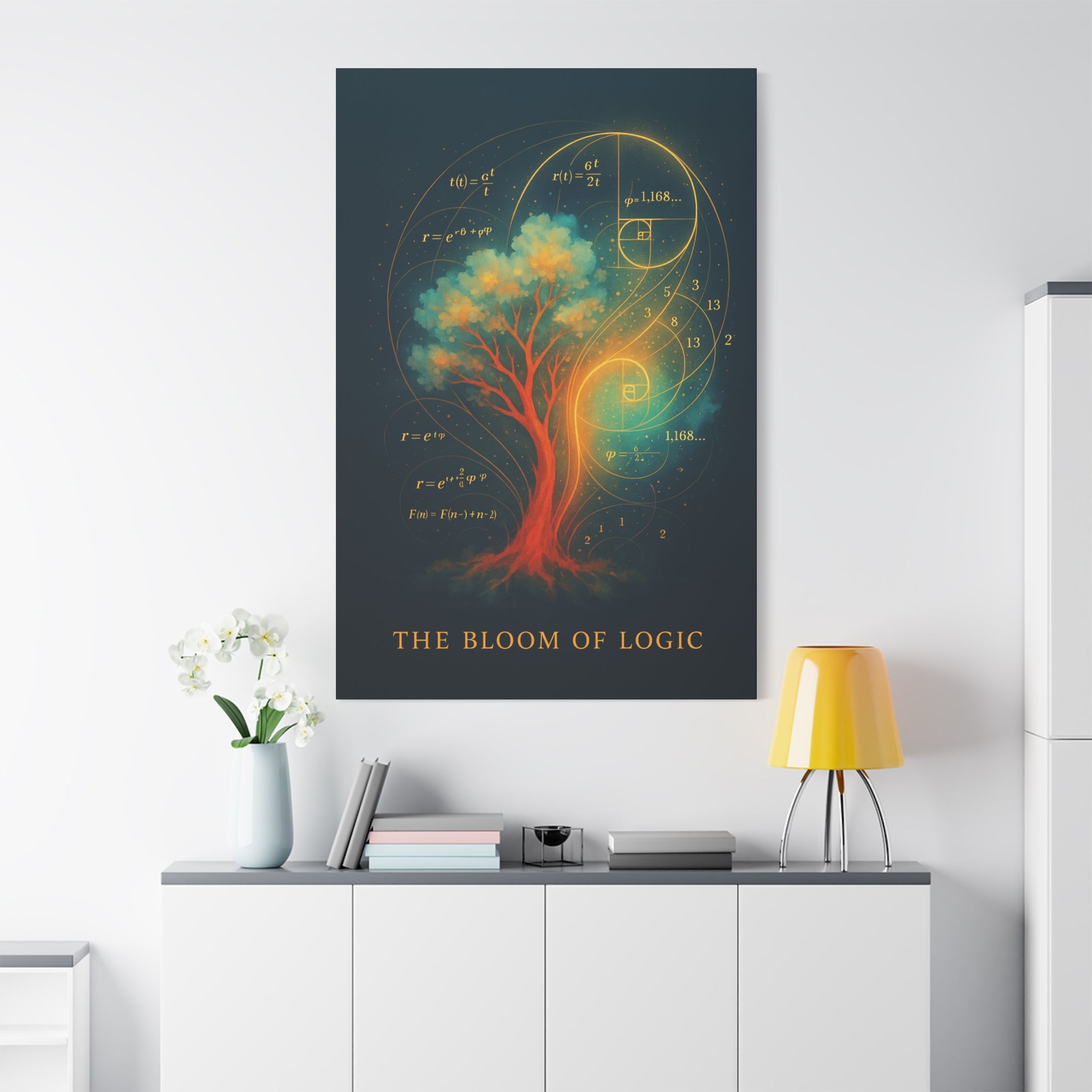 Fibonacci Tree Wall Art