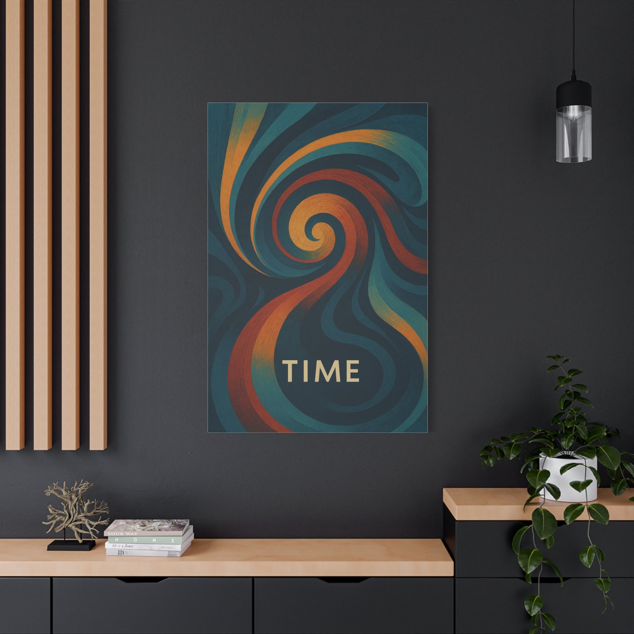 Abstract Swirl 'TIME'